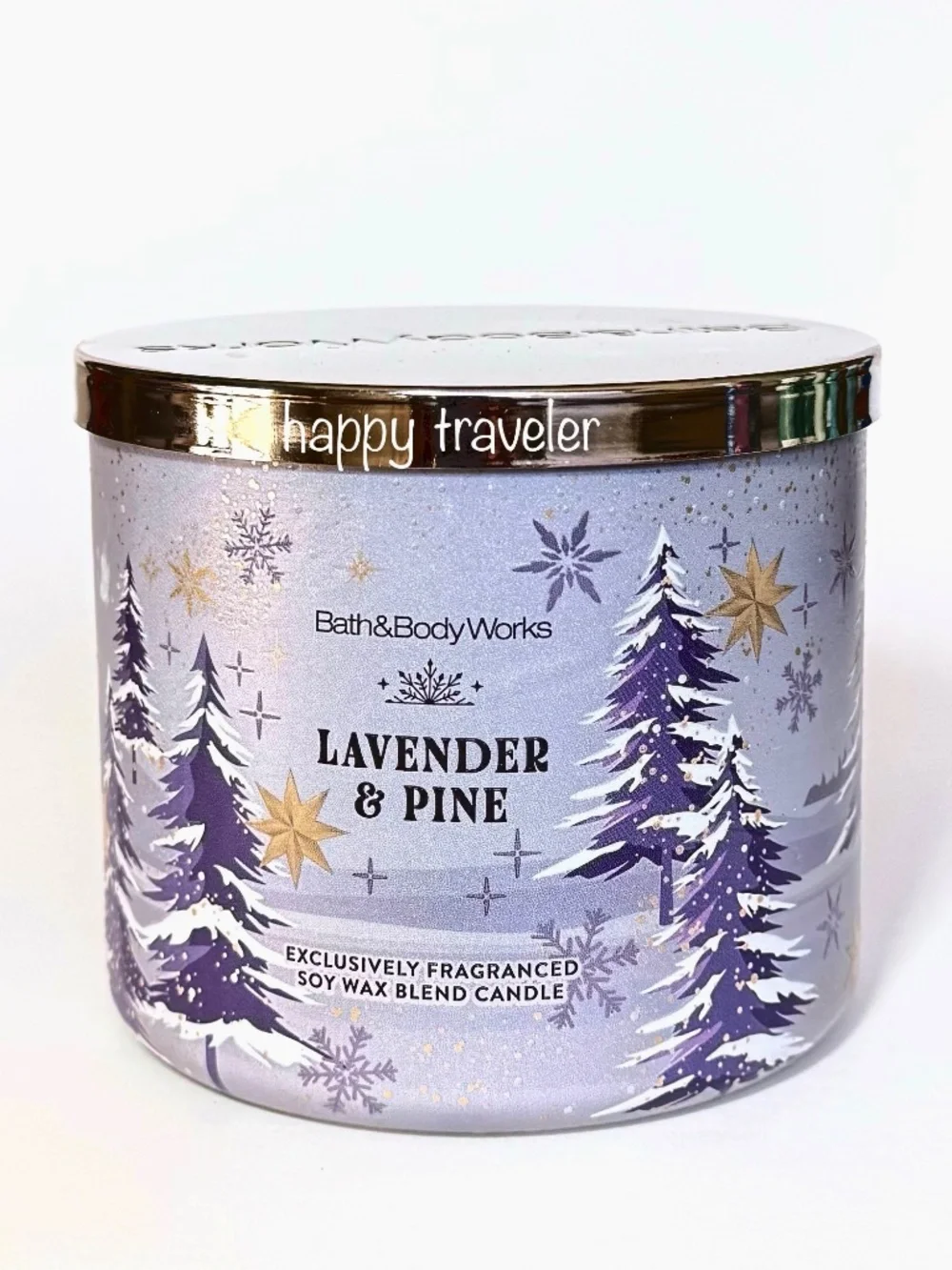 LAVENDER & PINE 3 Wick Candle